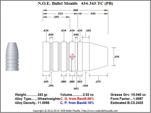 N.O.E._Bullet_Moulds_434-343-TC_(PB)_343_gr_Sketch