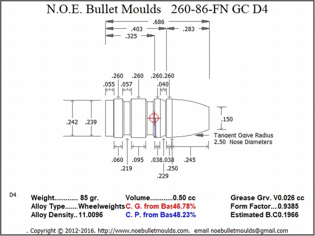 260-86-FN-D4 4 Cavity GC - Image 2
