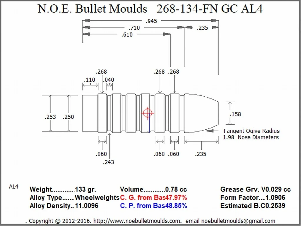 268-134-FN-AL4 4 Cavity 2GC/2PB - Image 3