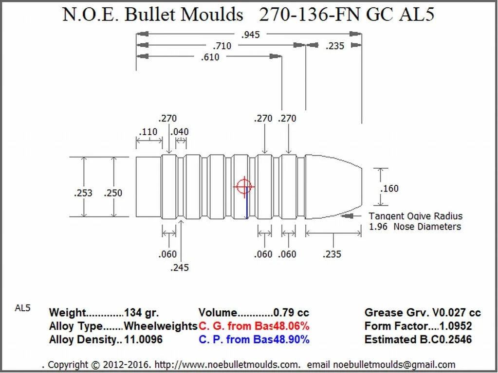 270-136-FN-AL5 4 Cavity GC Brass - Image 2