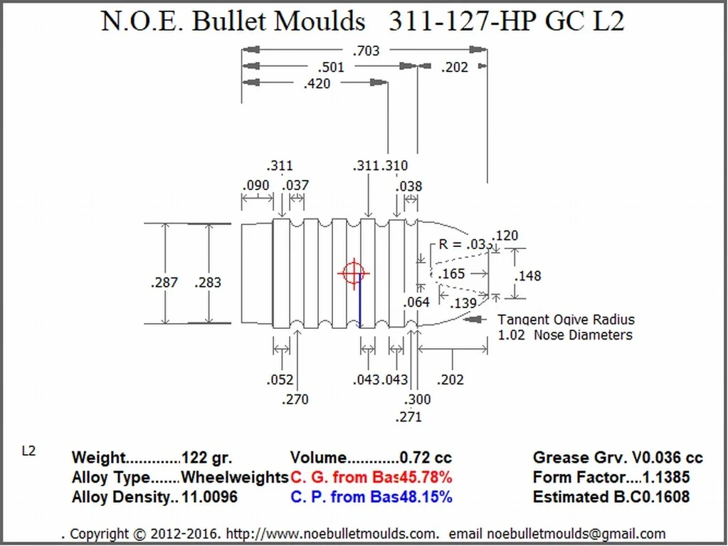 311-127-FN-L2 2 Cavity GC W/HP - Image 2