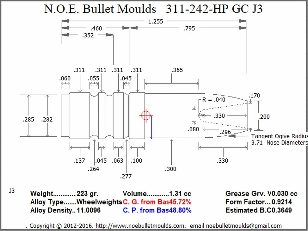 311-242-FN-J3 4 Cavity RG4 2GC/2PB - Image 2