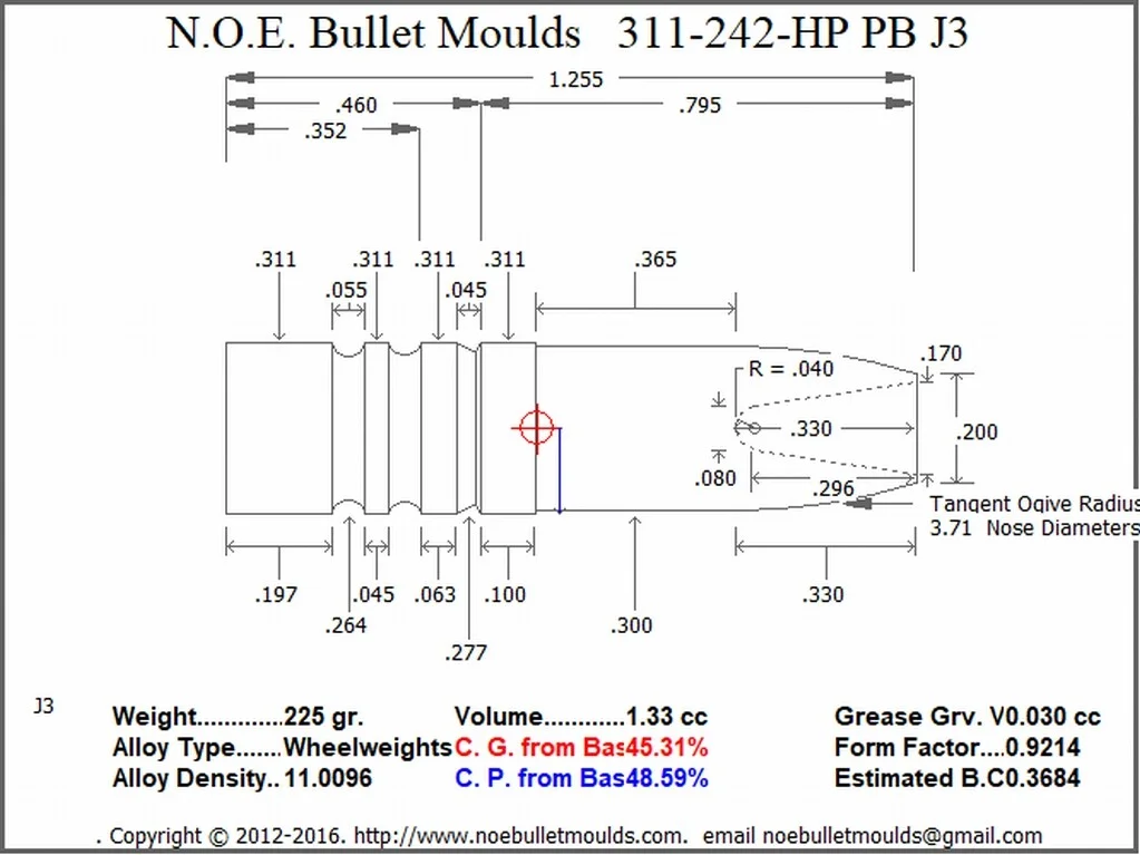 311-242-FN-J3 4 Cavity RG4 2GC/2PB - Image 3