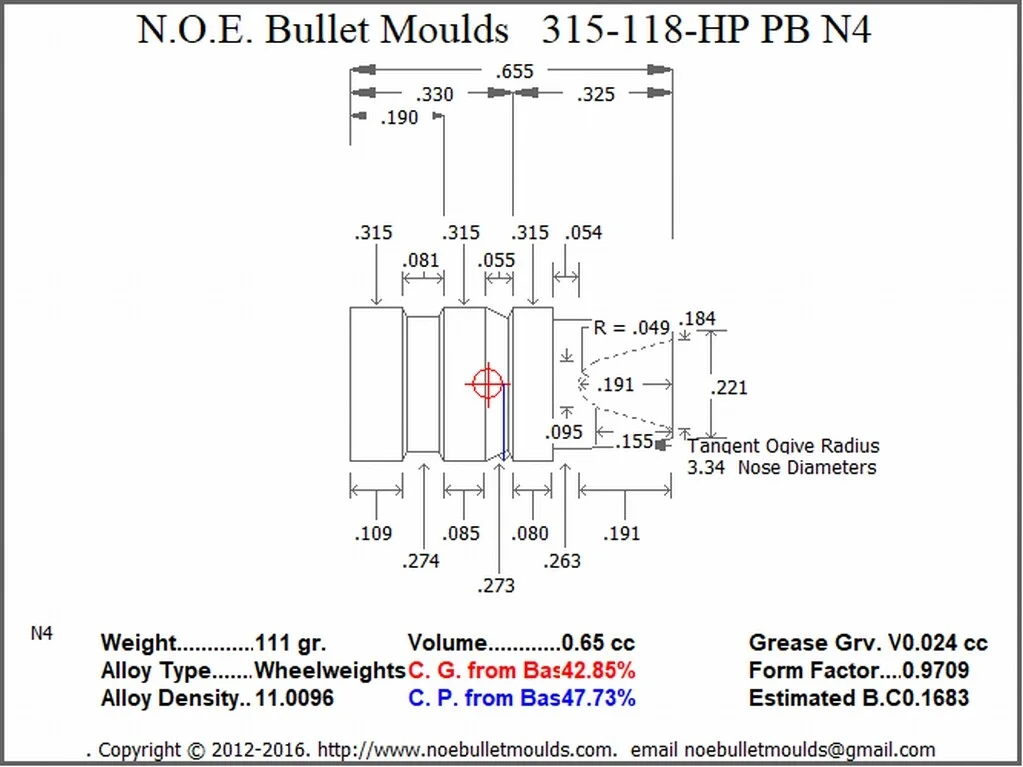 315-118-SWC-N4 2 Cavity RG2 PB Brass - Image 2