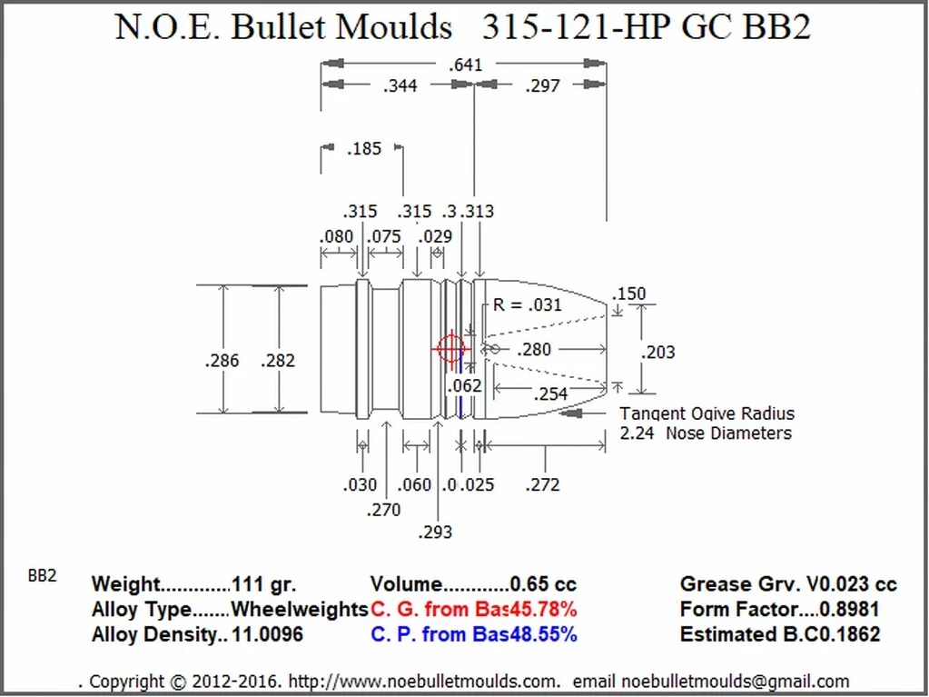 315-121-WFN-BB2 2 Cavity RG2 GC - Image 2