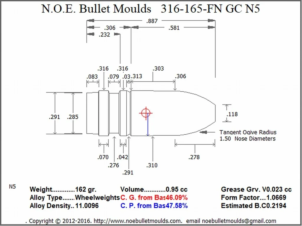 316-165-FN-N5 2 Cavity 1GC/1PB - Image 2