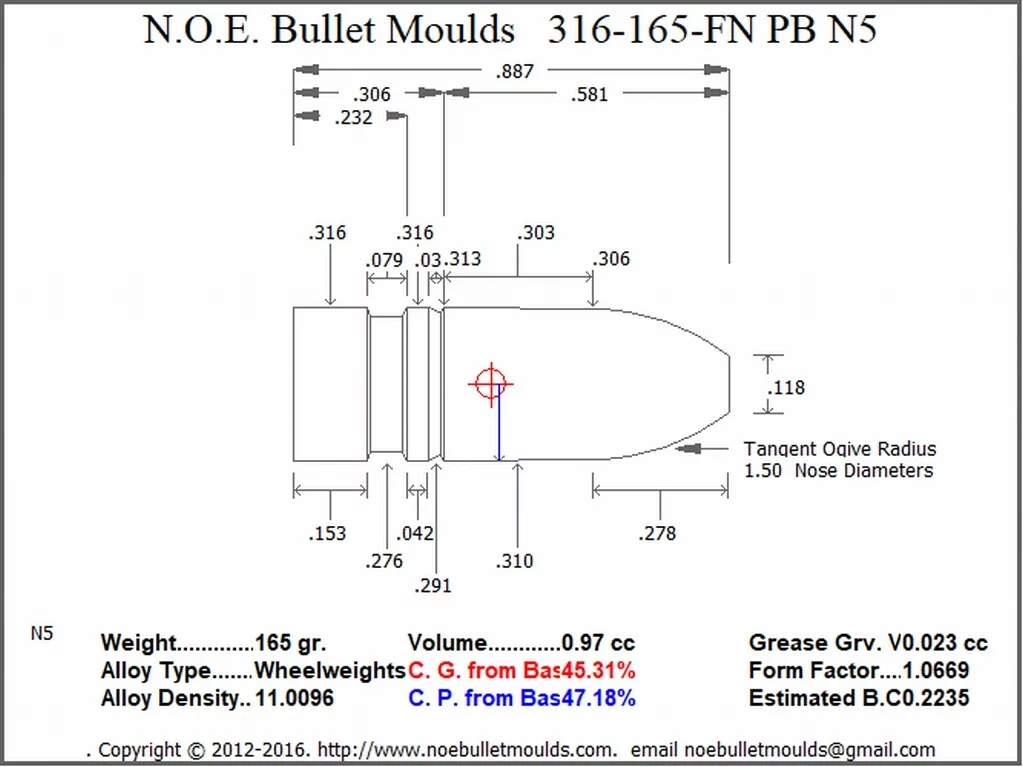 316-165-FN-N5 2 Cavity 1GC/1PB - Image 3