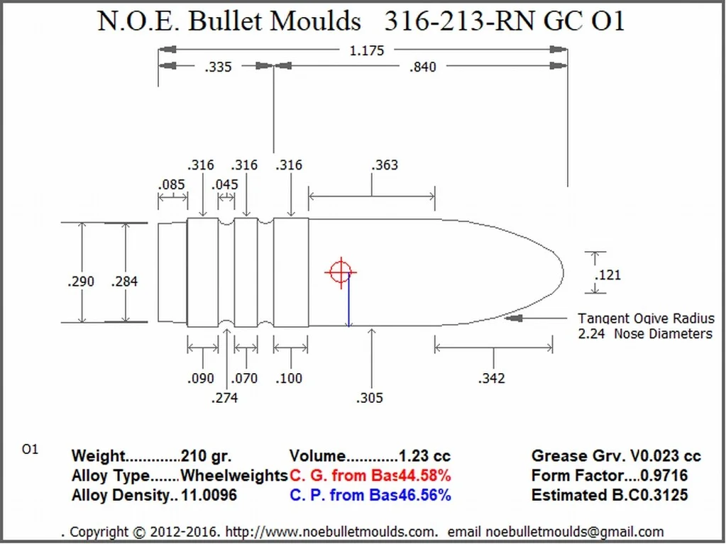 316-213-RN-O1 3 Cavity GC (316299) - Image 2