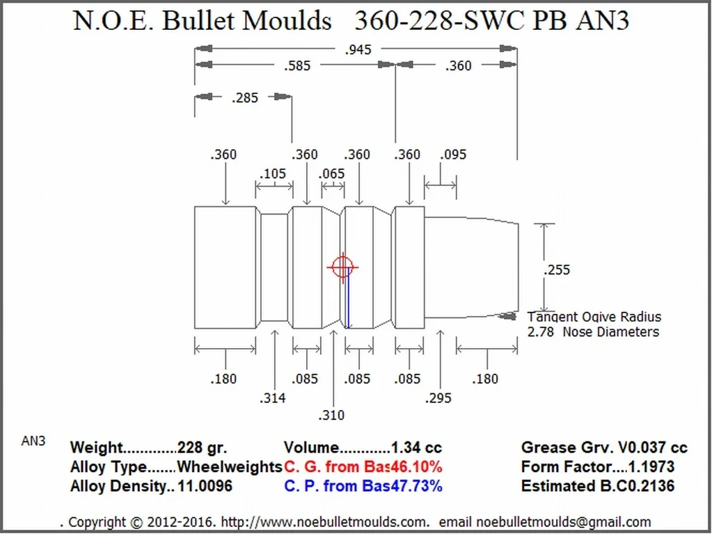 360-228-SWC-AN3 2 Cavity PB Brass - Image 2