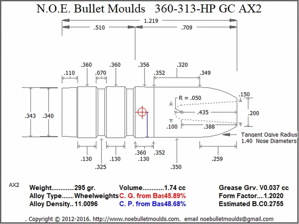 360-313-FN-AX2 4 Cavity RG4 2GC/2PB - Image 2
