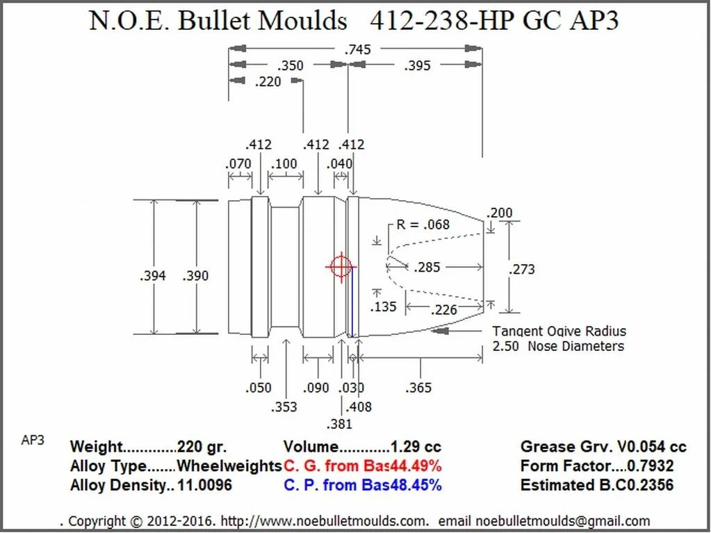 412-238-WFN-AP3 4 Cavity RG4 GC - Image 2