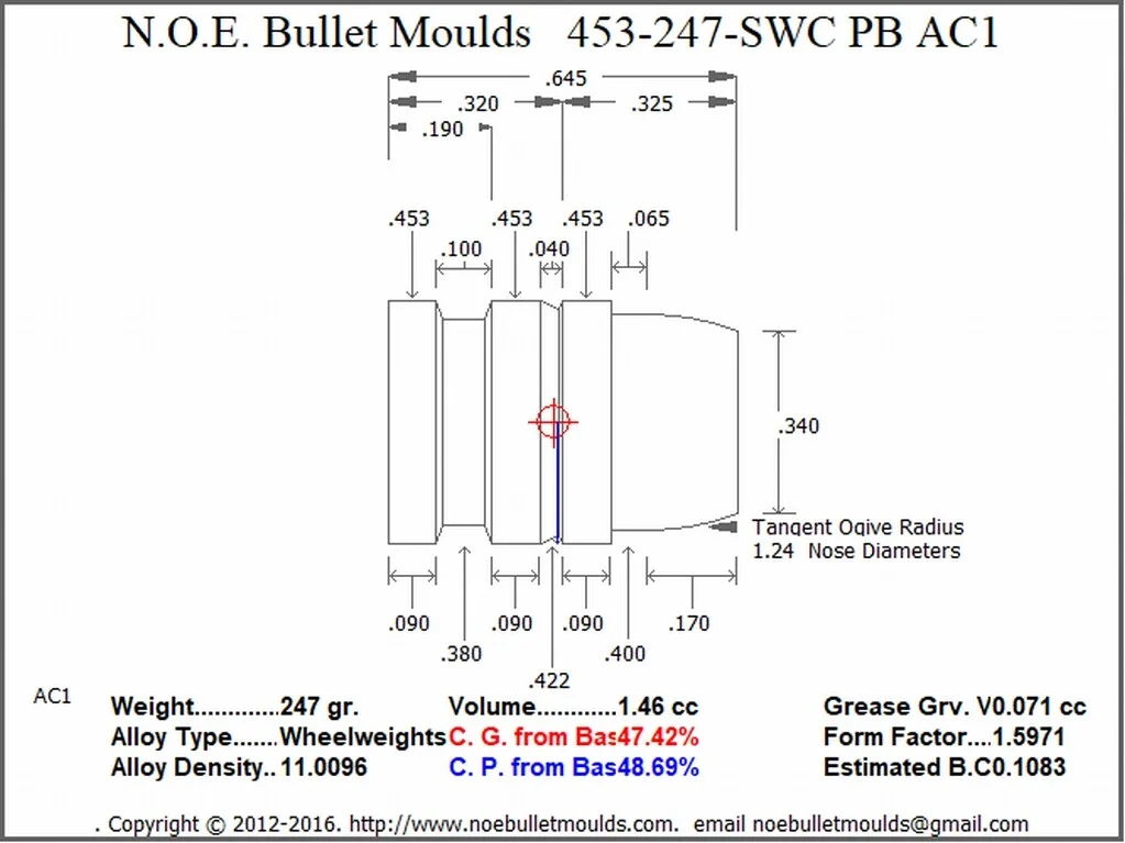 453-247-SWC-AC1 2 Cavity PB Brass - Image 2