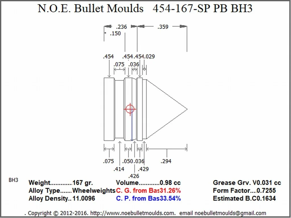 454-167-SP-BH3 2 Cavity PB - Image 2