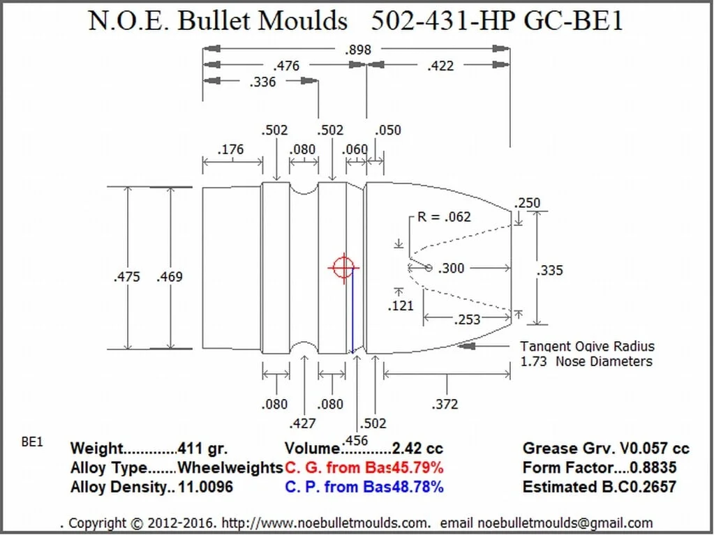 502-431-RF-BE1 2 Cavity RG2 GC - Image 2