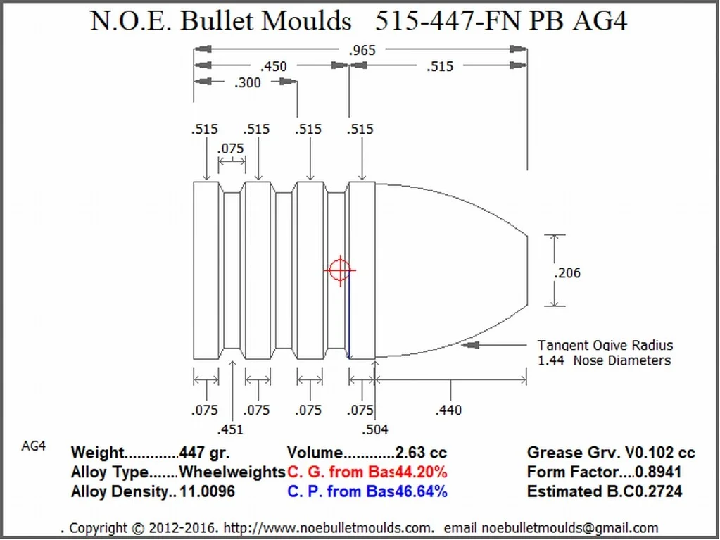 515-447-FN-AG4 2 Cavity RG2 HB - Image 3