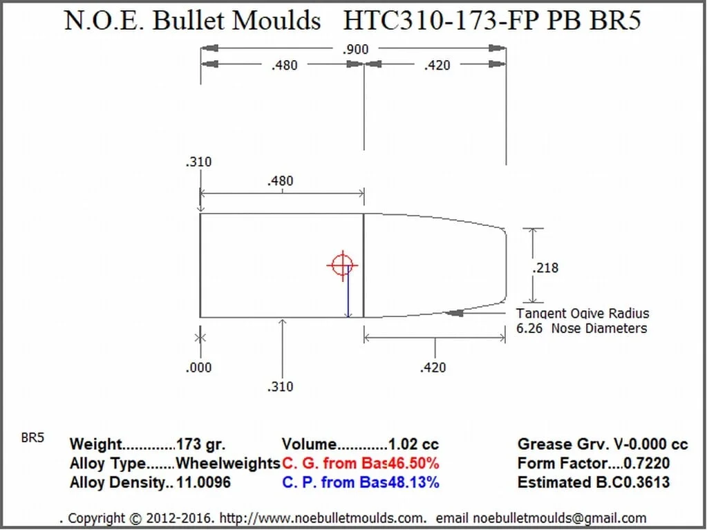 HTC310-173-FP-BR5 5 Cavity PB - Image 2
