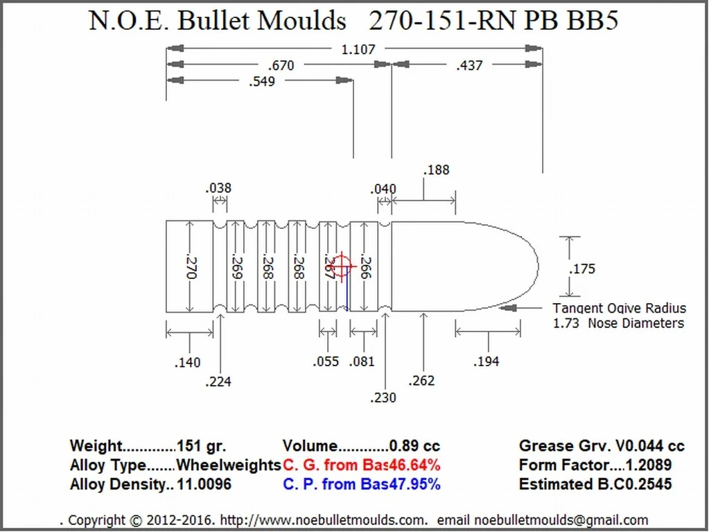 270-151-RN-BB5 5 Cavity PB - Image 2