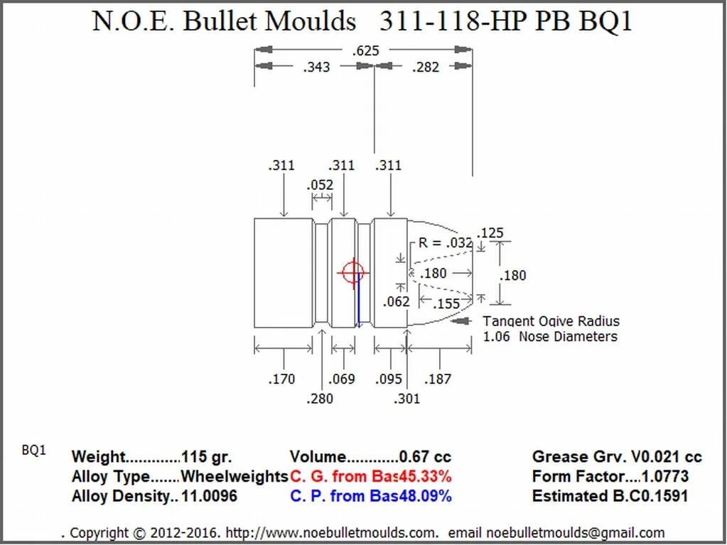 311-118-RF-BQ1 2 Cavity PB W/HP - Image 2