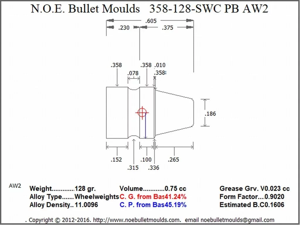 358-128-SWC-AW2 3 Cavity PB - Image 2