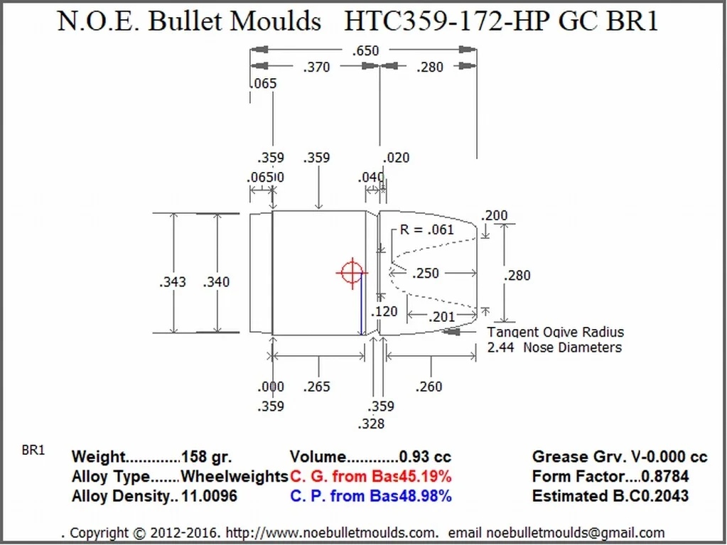 HTC359-172-WFN-BR1 4 Cavity RG4 2GC/2PB - Image 3
