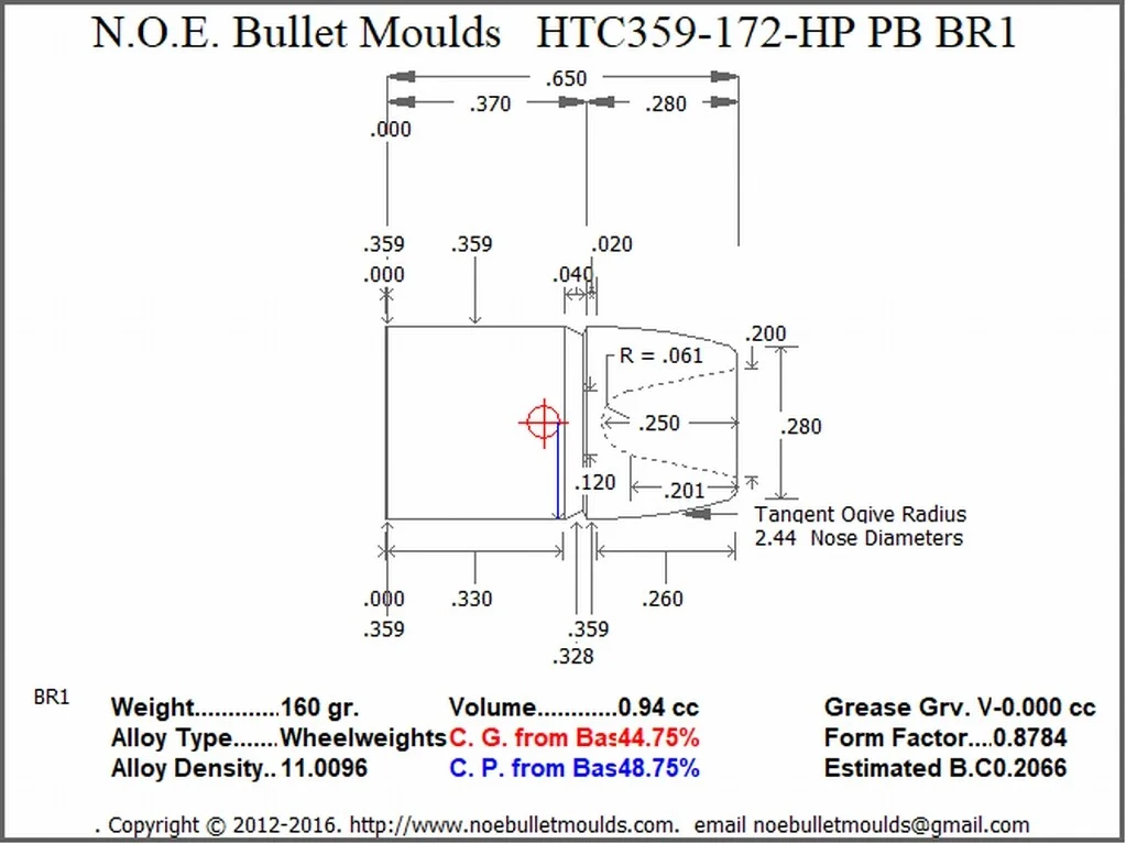 HTC359-172-WFN-BR1 2 Cavity RG2 PB - Image 2