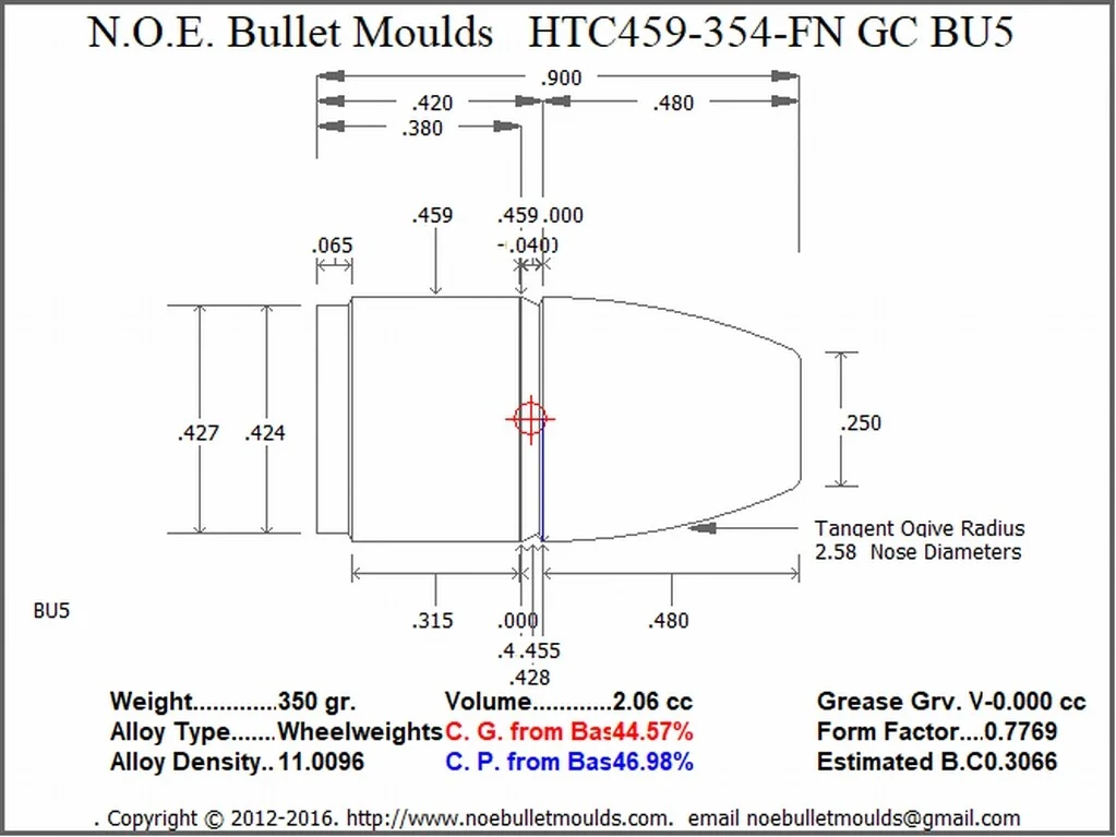 HTC459-354-FN-BU5 4 Cavity GC - Image 2