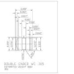 315-80-DWC-BS1 4 Cavity PB Brass 315-80-DWC-BS1 4 Cavity PB Brass