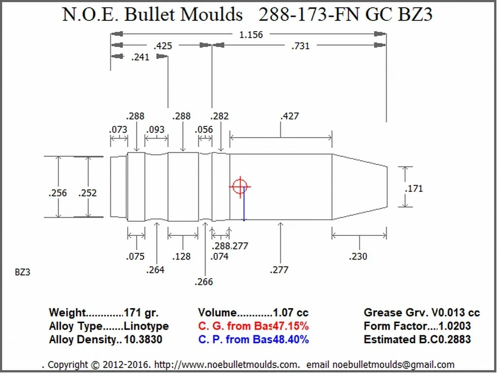 288-173-FN-BZ3 4 cavity GC - Image 2
