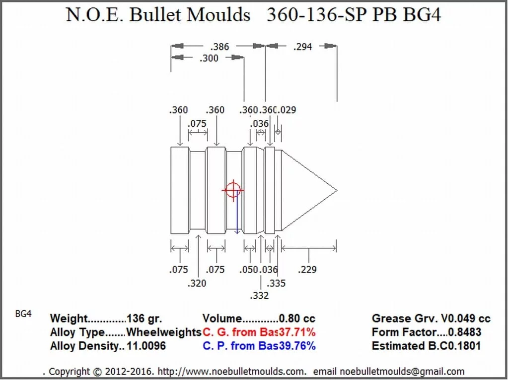 360-136-SP-BG4 2 Cavity PB Brass - Image 2
