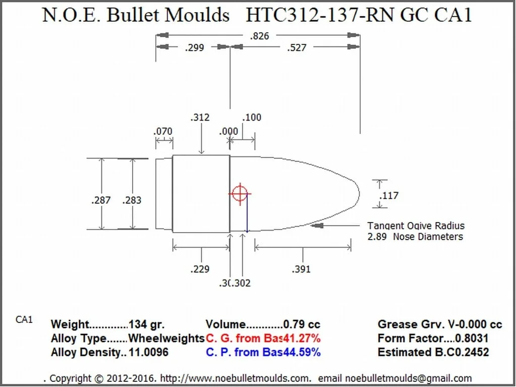HTC312-137-RN-CA1 4 Cavity 2GC/2PB Brass - Image 2