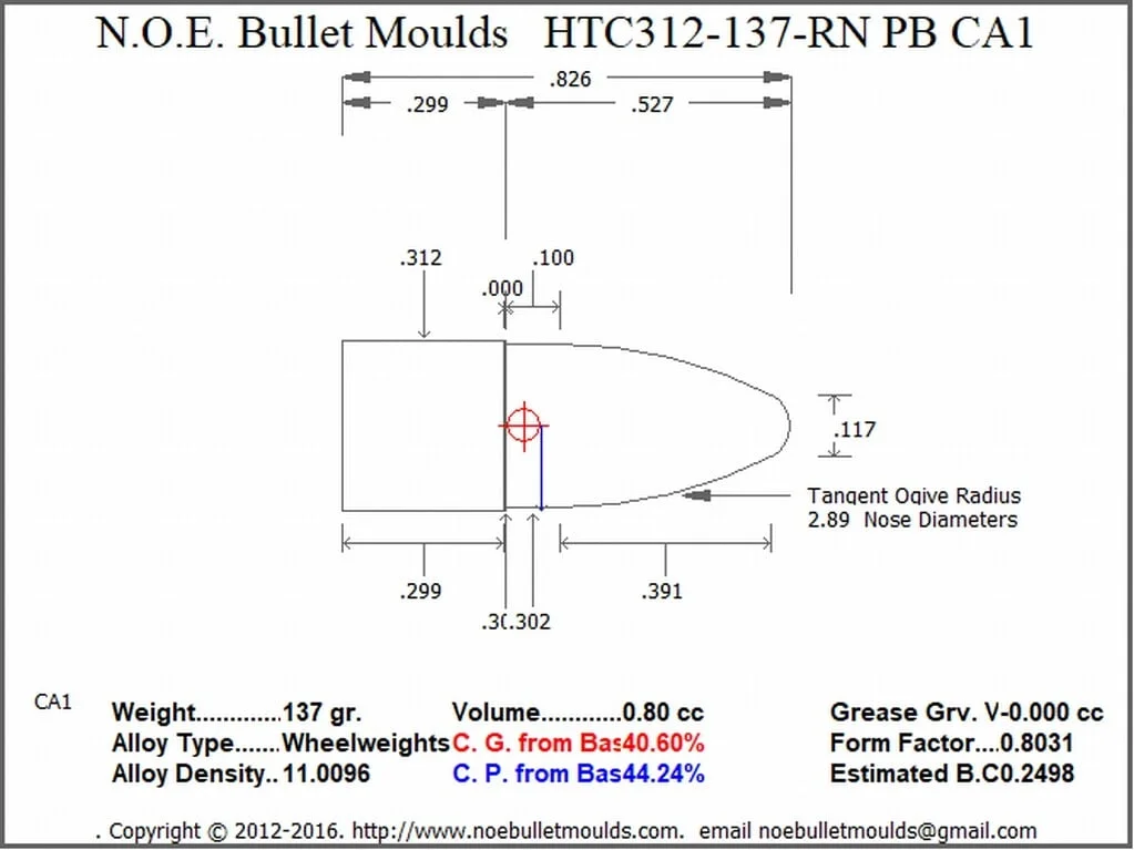 HTC312-137-RN-CA1 4 Cavity 2GC/2PB Brass - Image 3