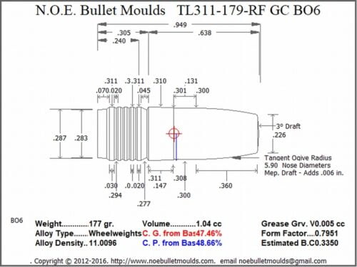 TL311-178-RF-BO6 2 cavity GC (RD) - Image 2