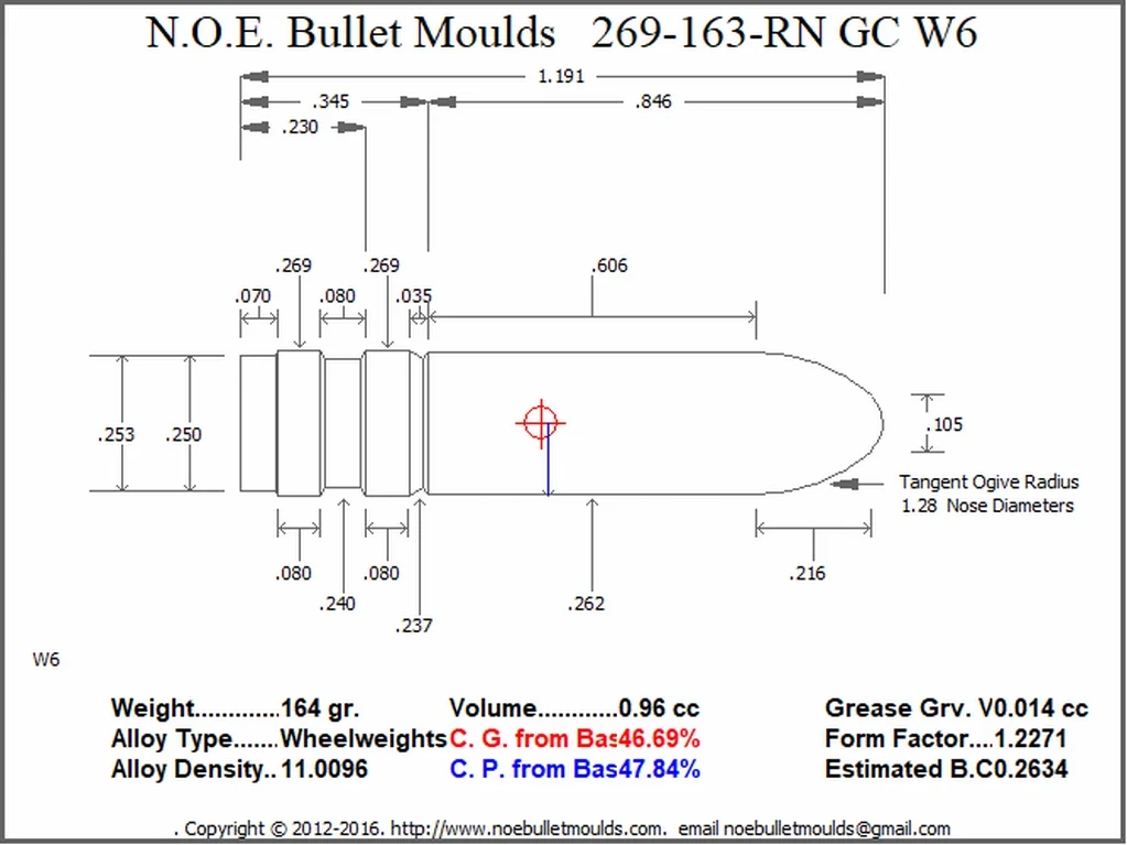 269-163-RN-W6 2 cavity GC Brass - Image 2
