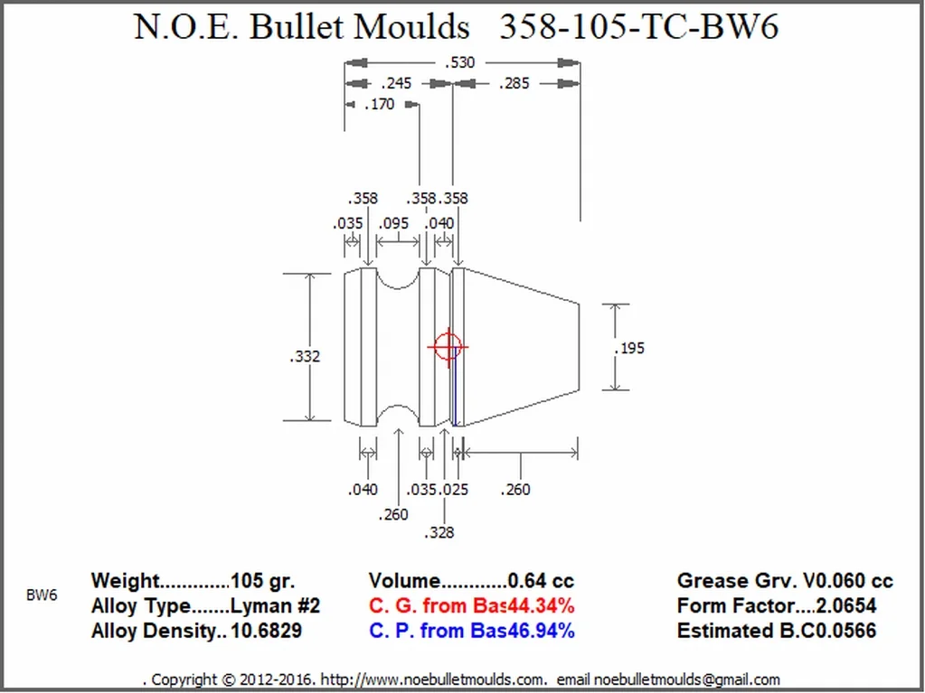 358-105-TC-BW6 2 Cavity BB - Image 2