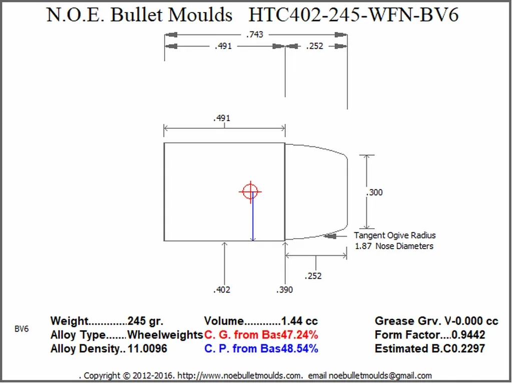 HTC402-245-WFN-BV6 5 Cavity PB - Image 2