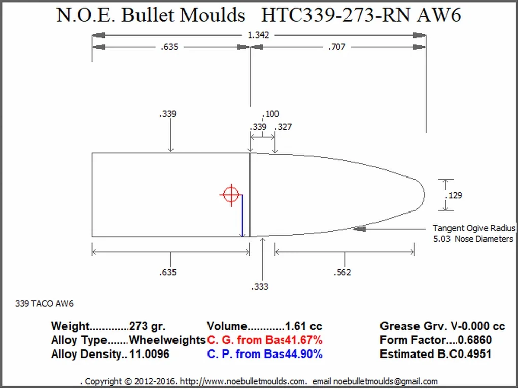 HTC339-273-RN-AW6 2 Cavity PB - Image 2