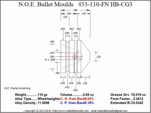 453-110-FN-CG3 2 Cavity Hollow-Base - Image 2