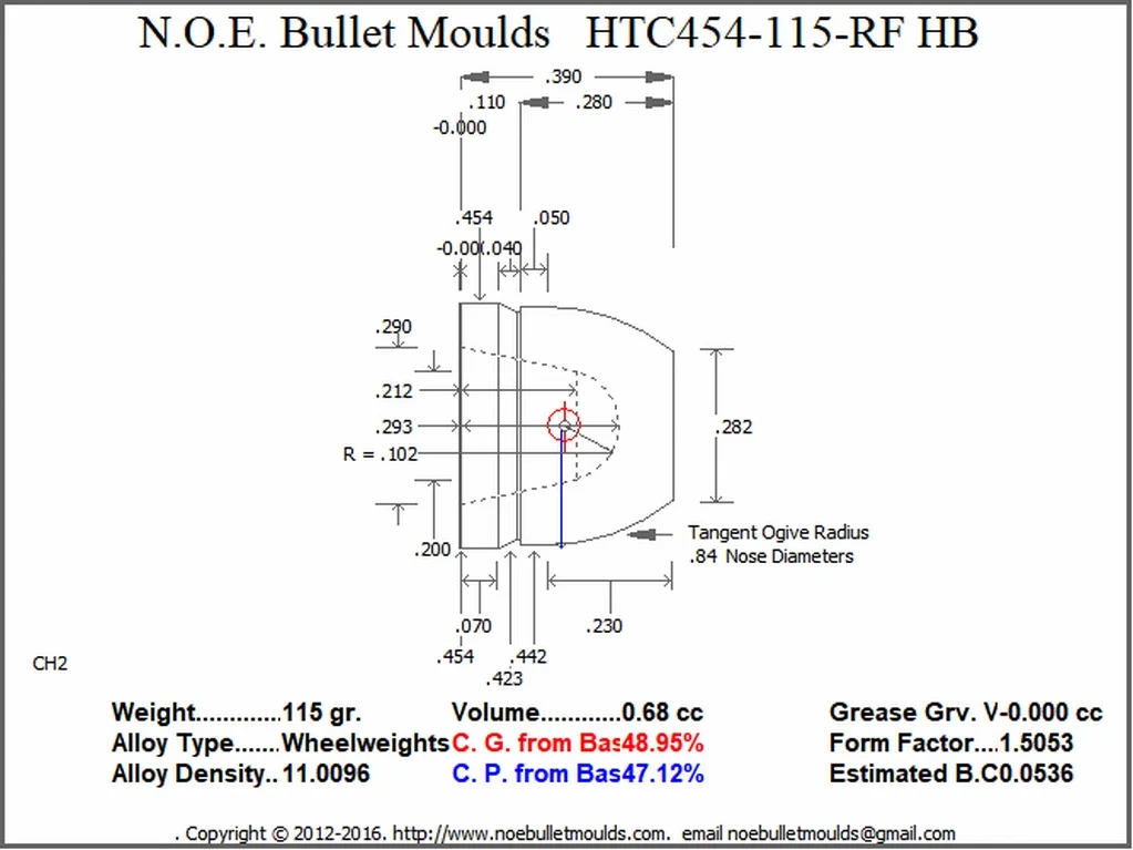 HTC454-115-FN-CH2 2 Cavity HB Steel - Image 2