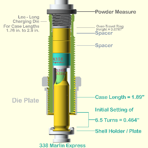 338 Marlin Express Powder Through Expander Kit - Image 3