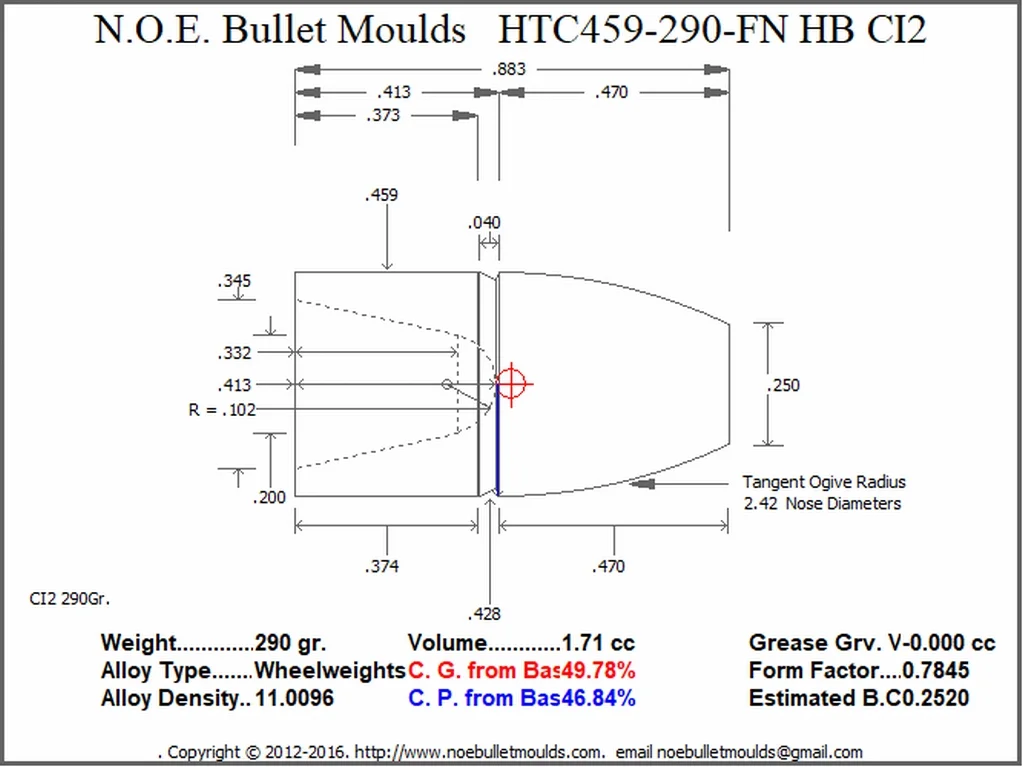 HTC459-290-FN-CI2 2 Cavity HB - Image 3