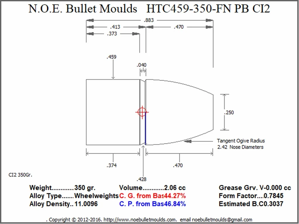 HTC459-290-FN-CI2 2 Cavity HB - Image 2