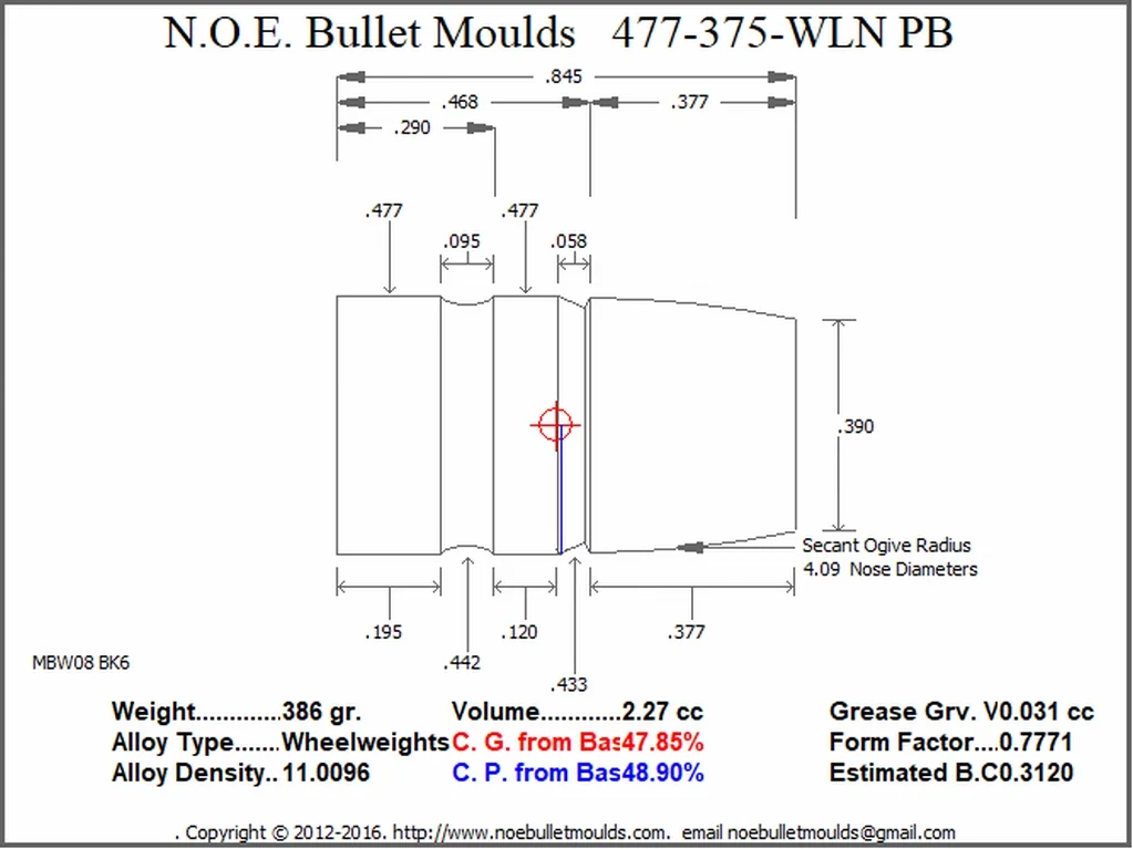 477-375-WLN-BK6 2 Cavity PB - Image 2